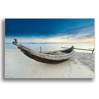 Tablou canvas, fisherman boat, printly, 100x70cm