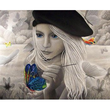 Tablou natura, printly, fluturi iii, 50 x 70 cm