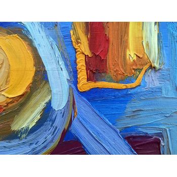 Tablou canvas, pasty oil painting real paint dph251906499, 100 x 70 cm