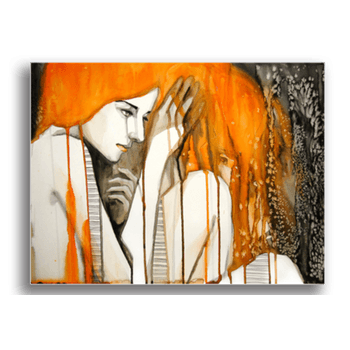 Tablou canvas, beautiful girl, printly, 100x70cm