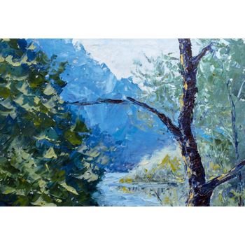 Tablou canvas, original oil painting contemporary style dph219571702, 100 x 70 cm