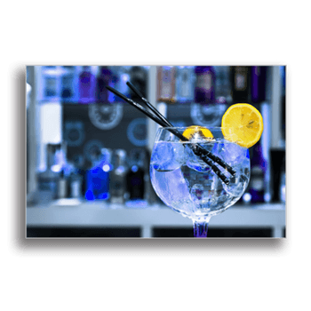 Tablou canvas bar, gin tonic cocktail, printly, 100x70cm