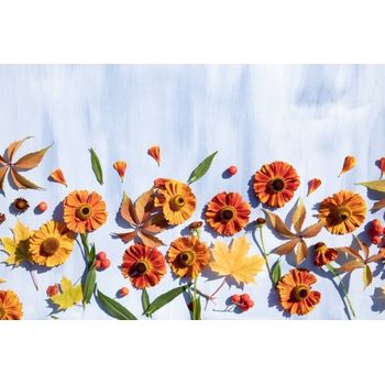 Tablou canvas, composition of helenium flowers maple dph431201430, 100 x 70 cm