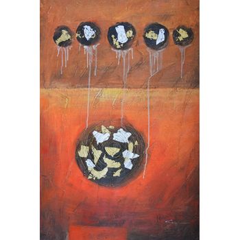 Tablou original pentru living sk28, printly, 50 x 70 cm