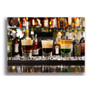 Tablou canvas, shot glasses, printly, 100x70cm