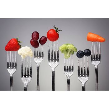 Tablou canvas pentru bucatarie & bar, printly, healthy food for a healthy life, 70 x 50 cm