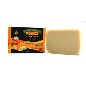 Sapun activ ten curat cu propolis, galbenele, musetel si camphor 100 g