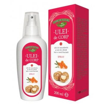 Ulei de corp cu macadamia, catina si note fructate 200 ml