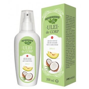 Ulei de corp cu cocos, avocado si note citrice 200 ml