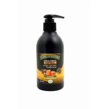Sapun crema natural argan, lapte, miere si parfum asortat 240 ml