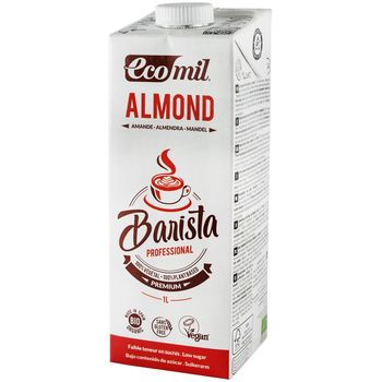 Barista, bautura vegetala bio de migdale pentru cafea, 1l ecomil