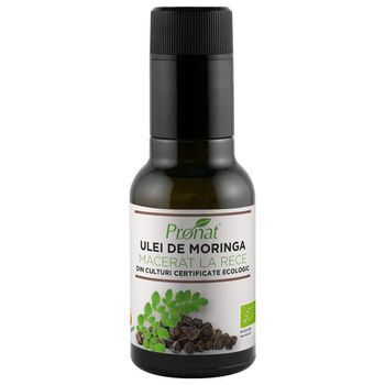 Ulei bio din seminte de moringa presat la rece, 100ml