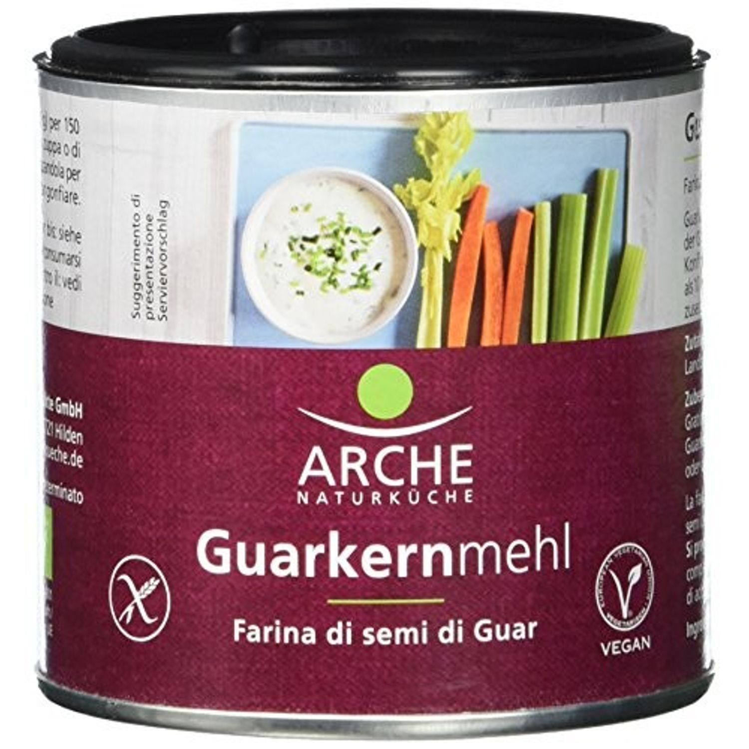 Faina de guar, Bio, 125 g Arche fotografia produsului