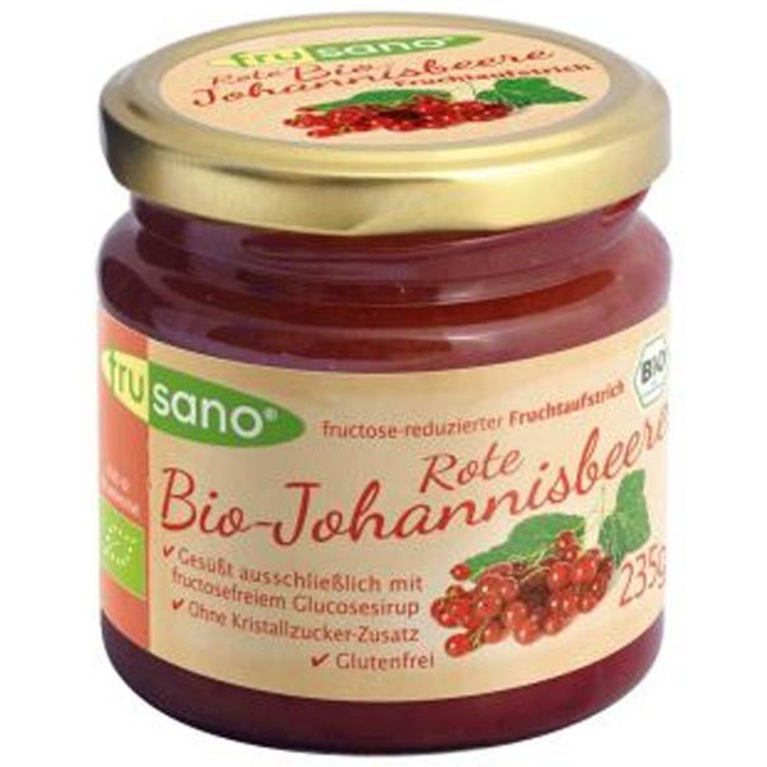 Gem Bio de coacaze rosii, 235 g frusano fotografia produsului