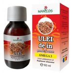 Ulei din seminte de in presat la rece 100 ml fotografia produsului