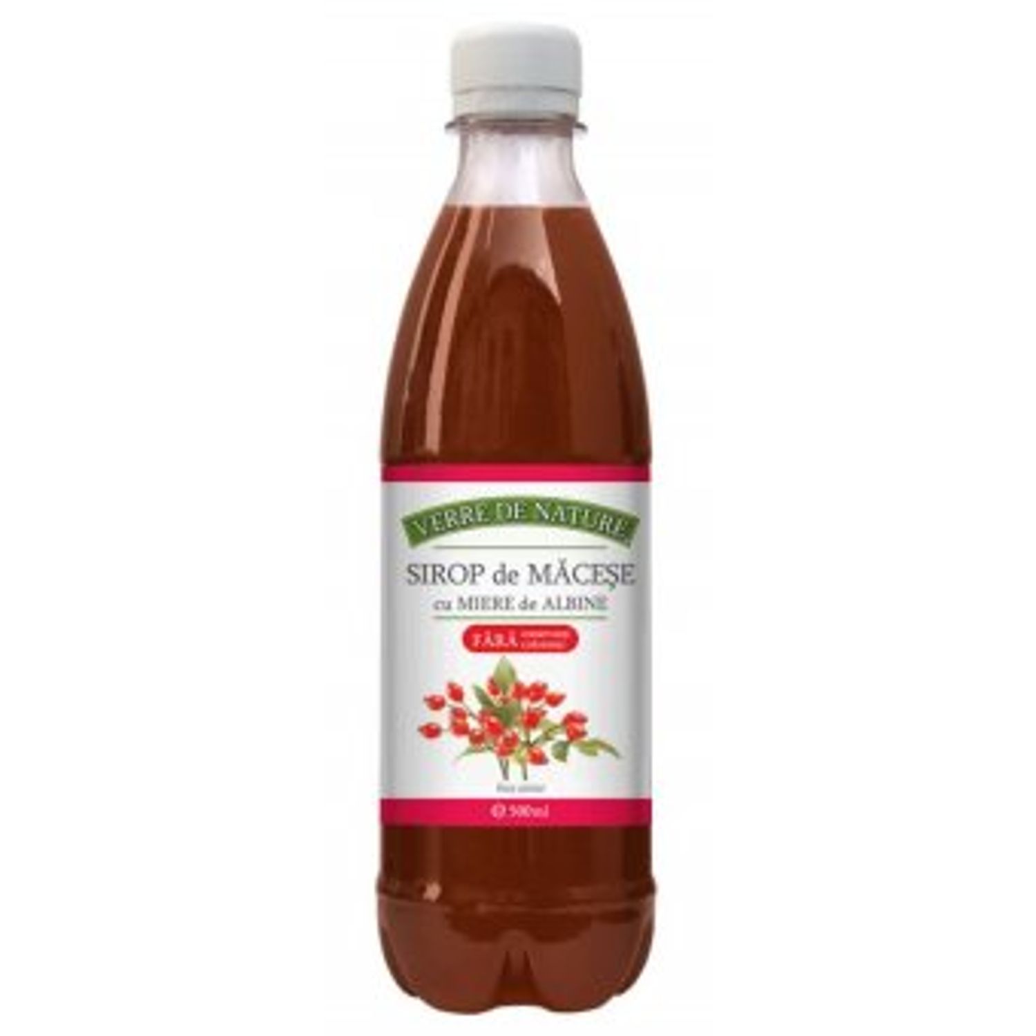 Sirop de macese cu miere 500 ml fotografia produsului