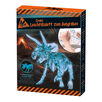 Kit pentru excavare dinozaur fosforescent moses ms40226_albastru