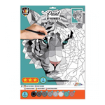 Set pictura pe numere 42x29.7 cm, 8 culori Grafix GR150063 fotografia produsului