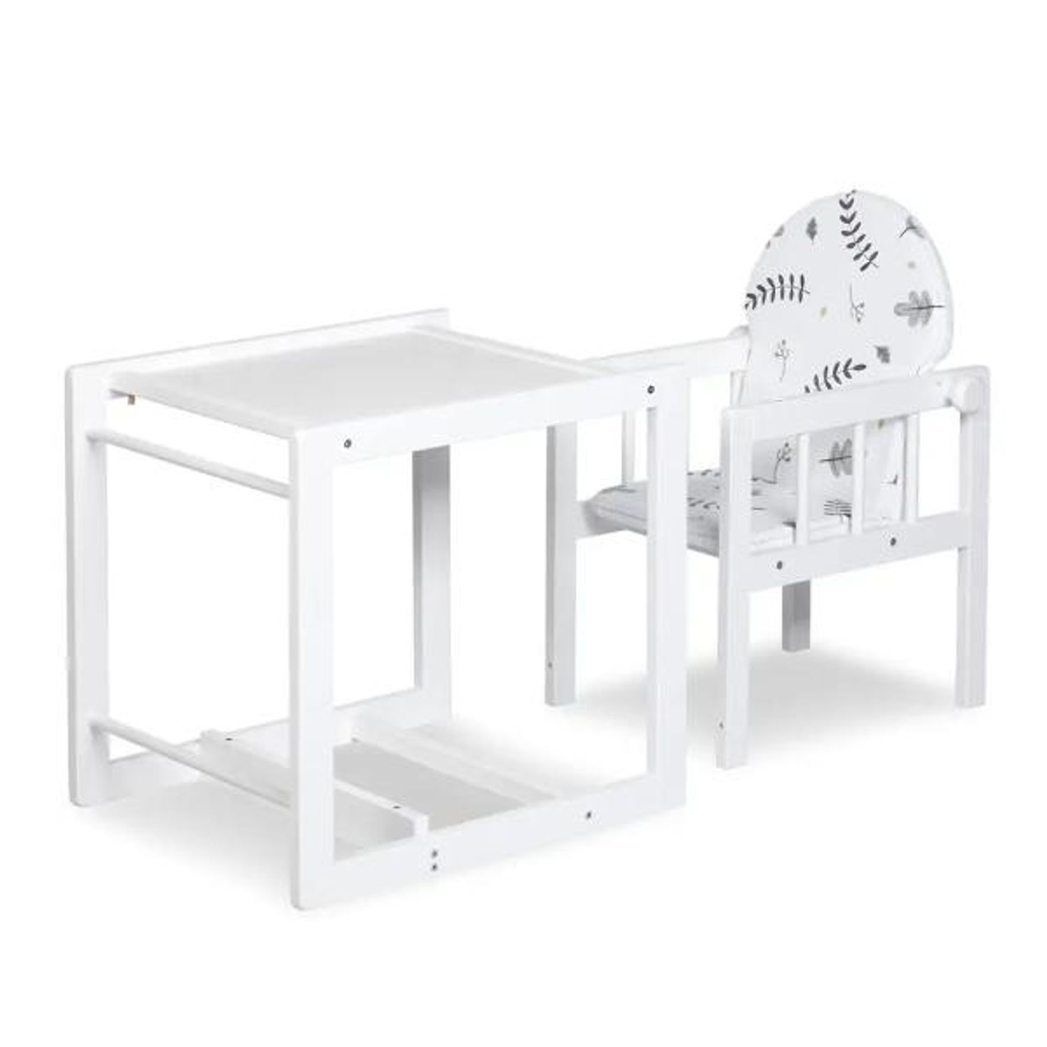 Scaun de masa multifunctional din lemn Klups Lily Alb fotografia produsului View 3 L