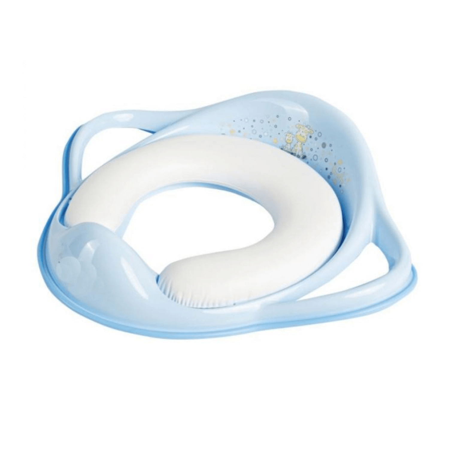 Reductor wc moale copii MyKids Zebra Blue Light Blue fotografia produsului