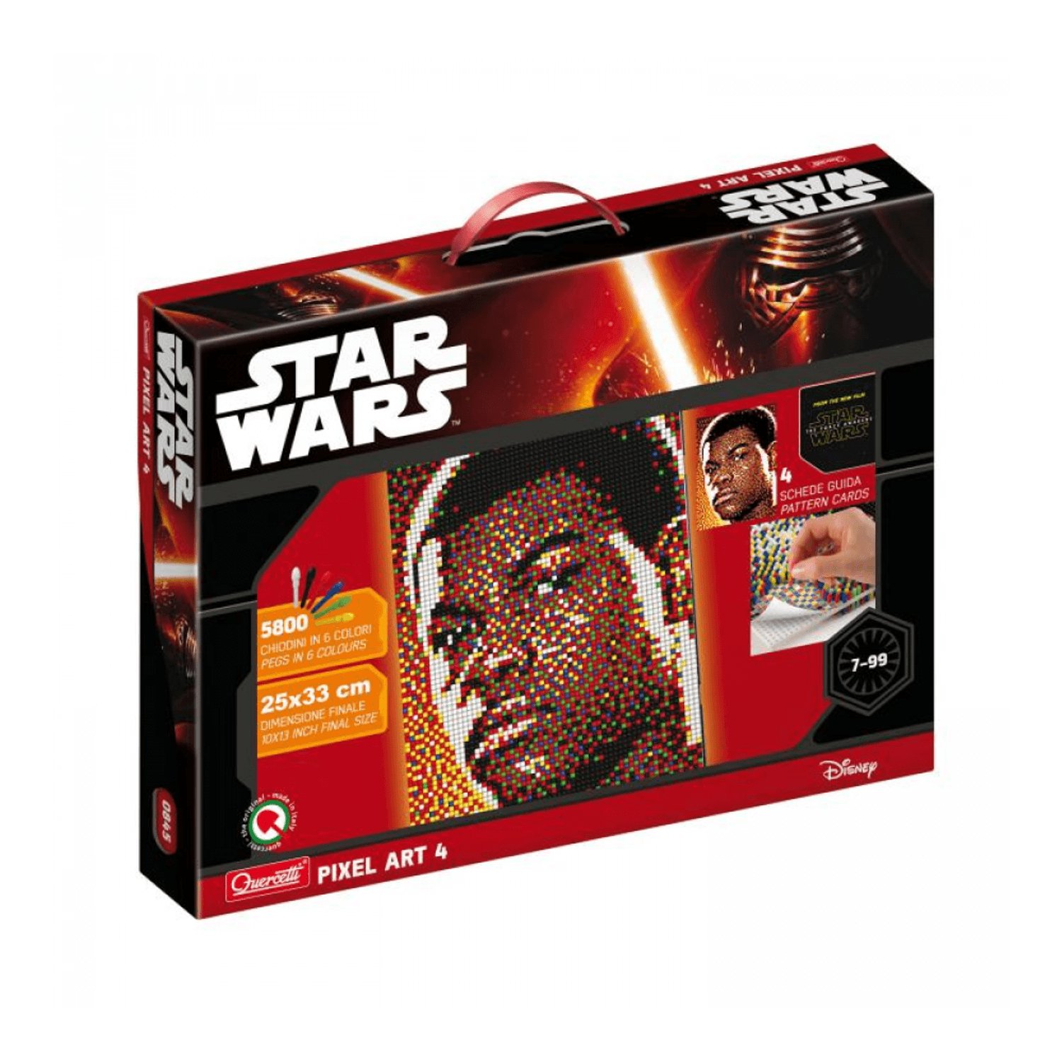 Pixel Art Star Wars Finn fotografia produsului