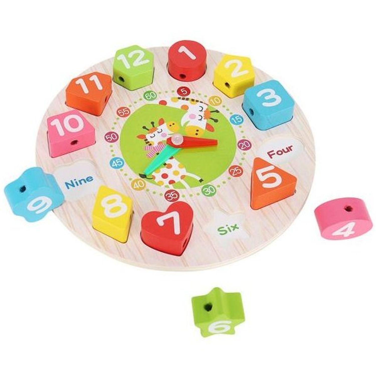 Puzzle din lemn Ceas Iso Trade MY17518 fotografia produsului View 5 L