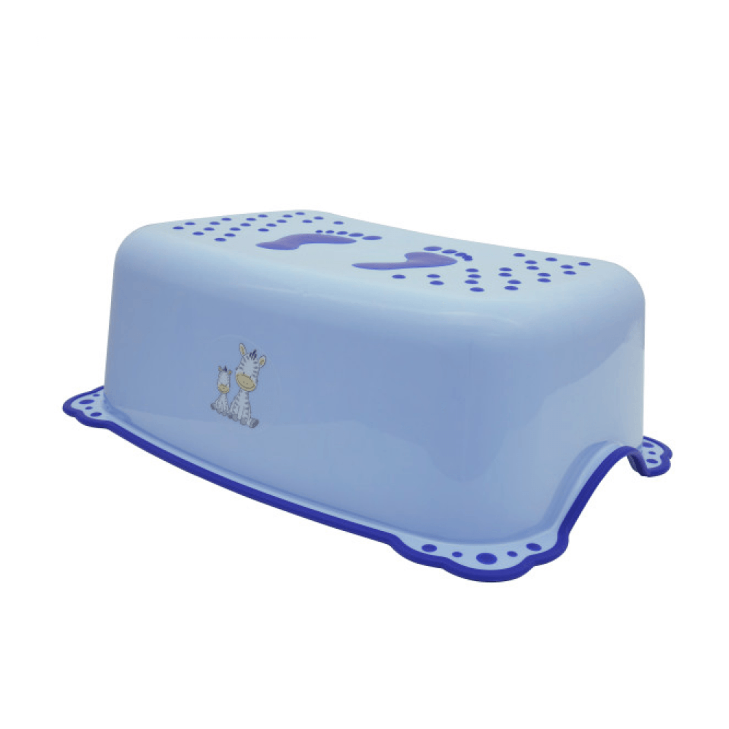 Taburet copii MyKids Zebra Blue antialunecare fotografia produsului