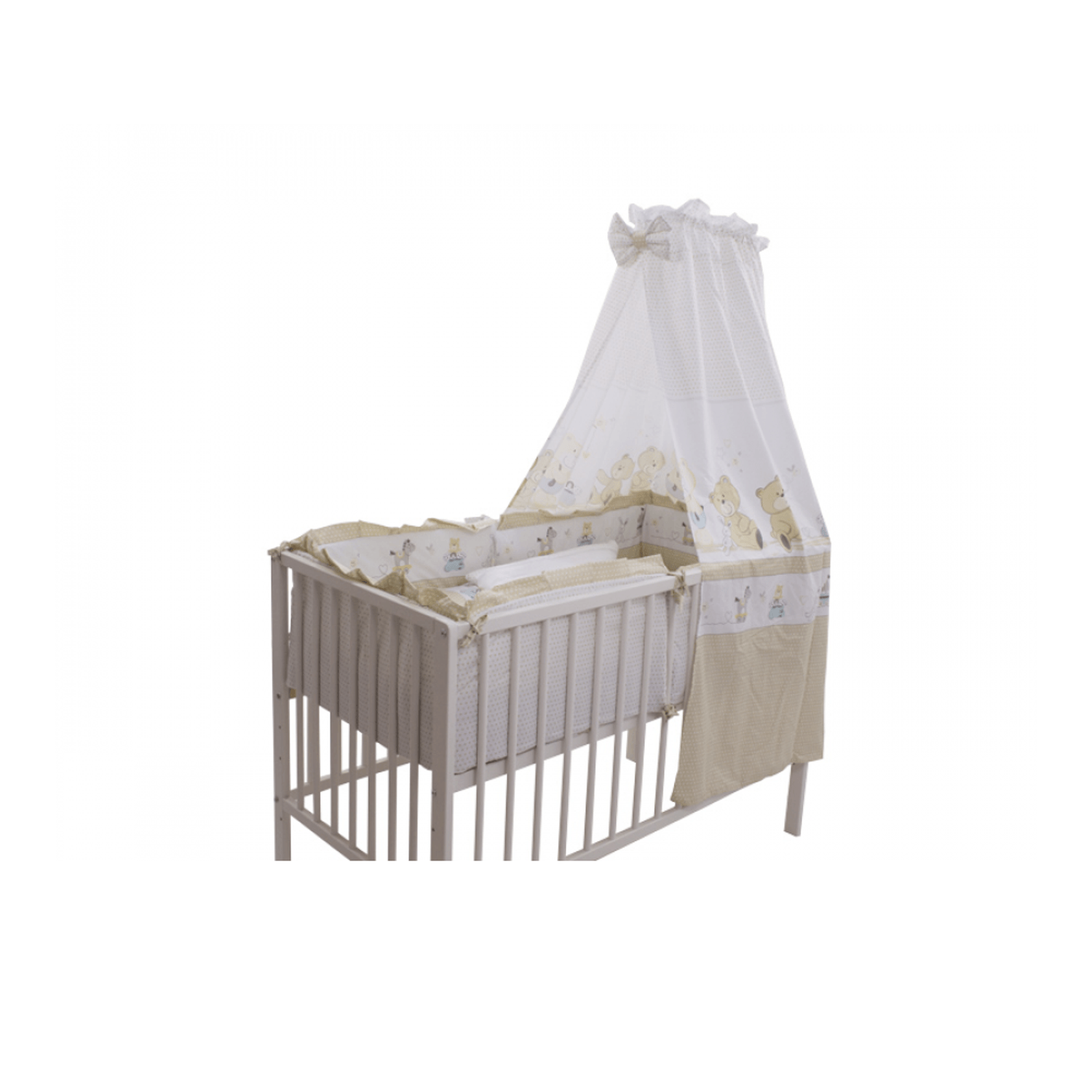 Baldachin bumbac mic MyKids Teddy Play Bej fotografia produsului