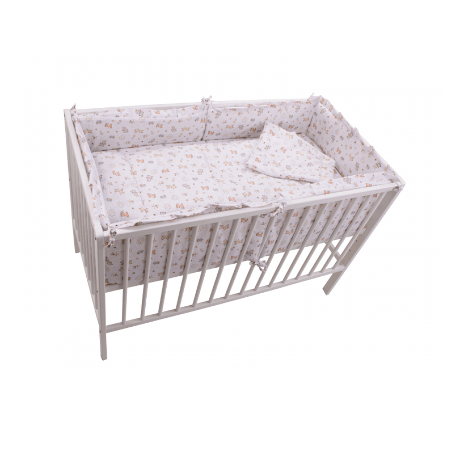 Lenjerie MyKids Foxi 4+1 Piese 120x60 fotografia produsului