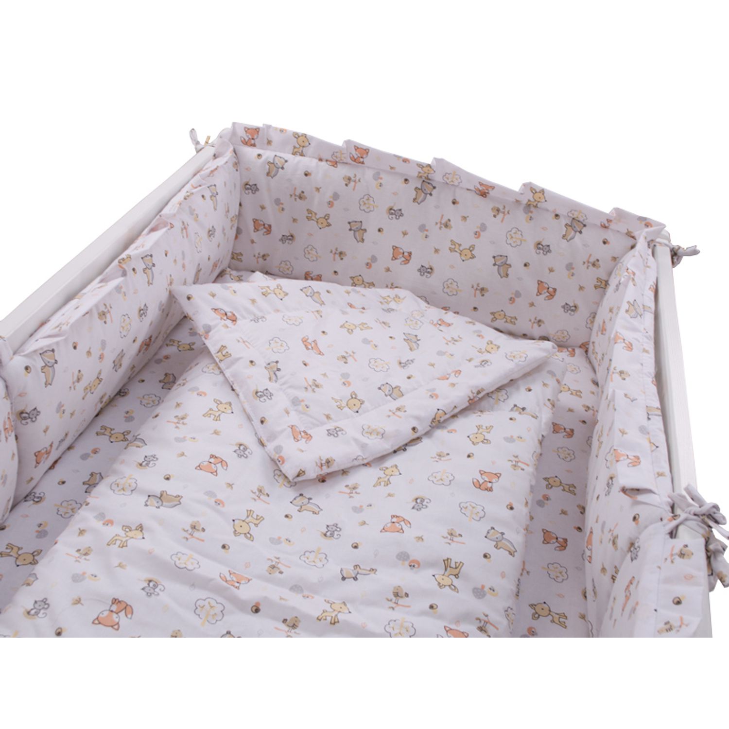 Lenjerie MyKids Foxi 4+1 Piese 120x60 fotografia produsului View 2 L