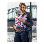 Luna Dream - Marsupiu ergonomic 2 in 1, Red Triangles fotografia produsului