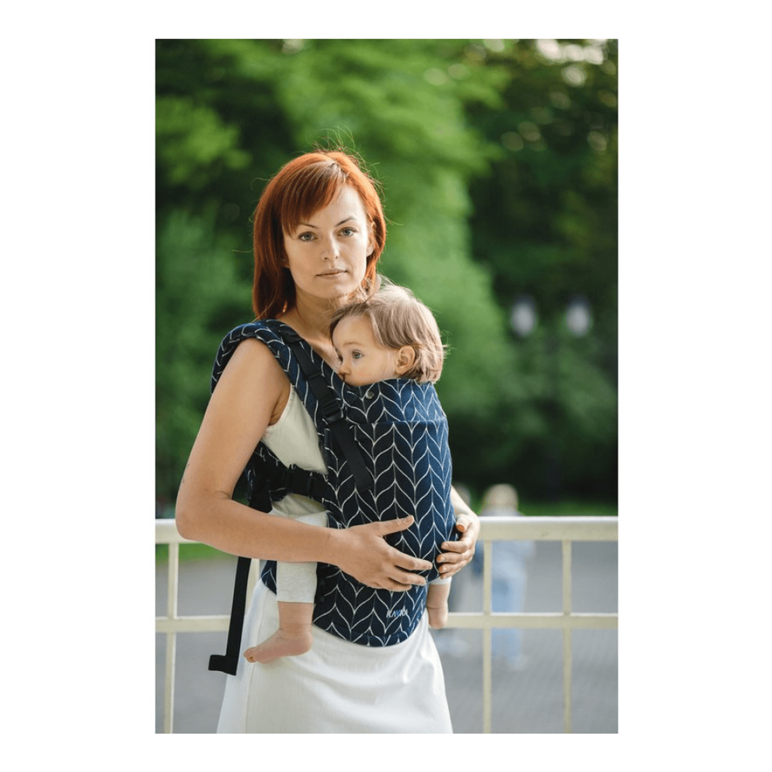 Kavka - Marsupiu ergonomic 2 in 1, Denim Braid fotografia produsului
