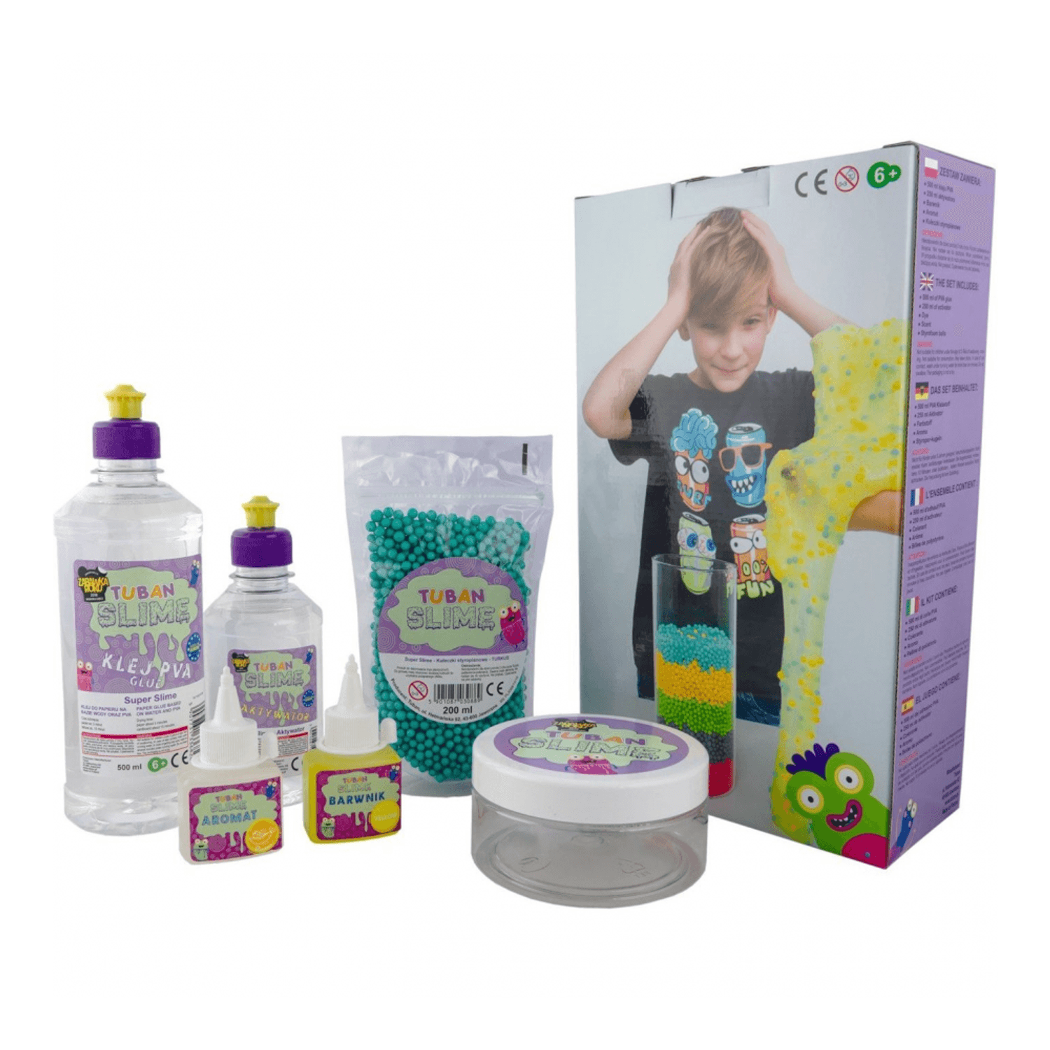 Set Creativ Super Slime Tuban TU3105 fotografia produsului