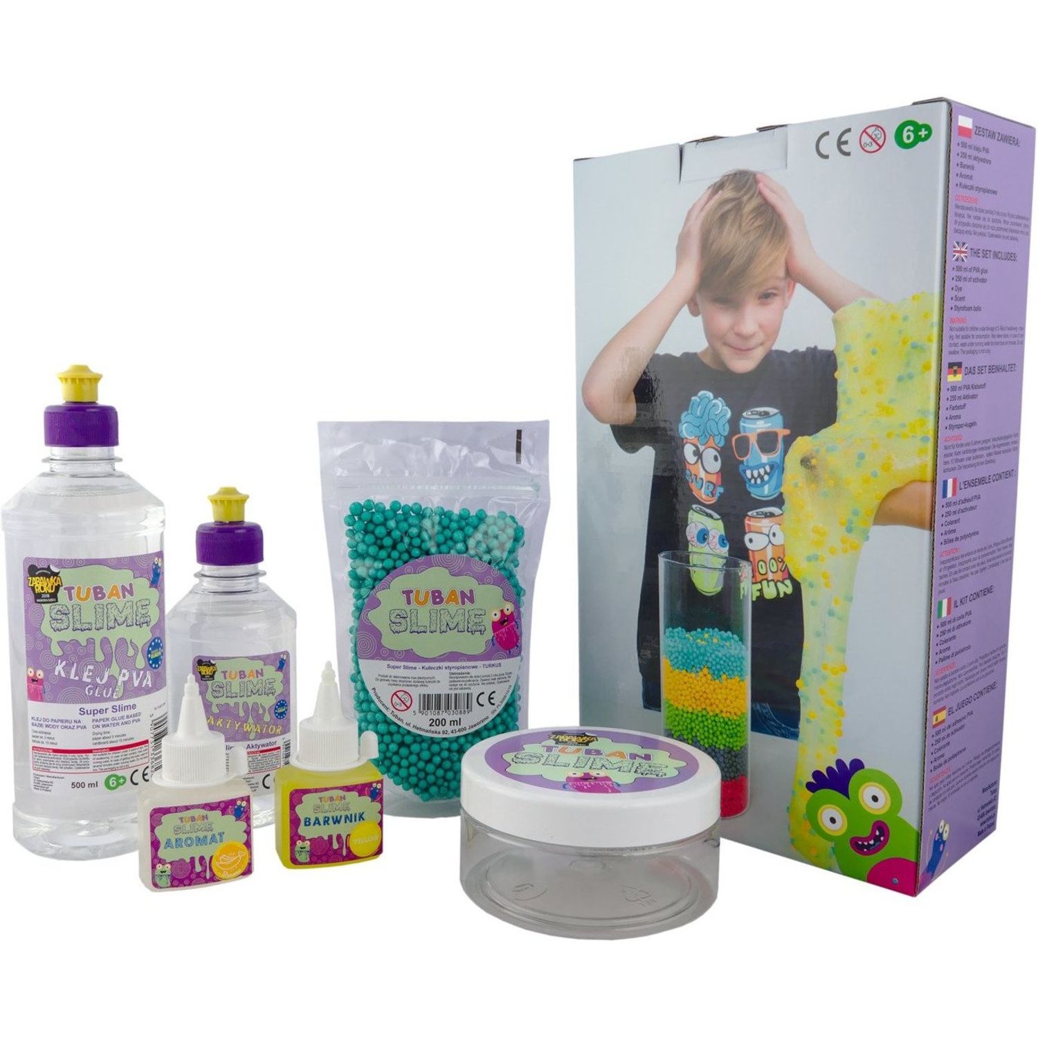 Set Creativ Super Slime Tuban TU3105 fotografia produsului View 2 L