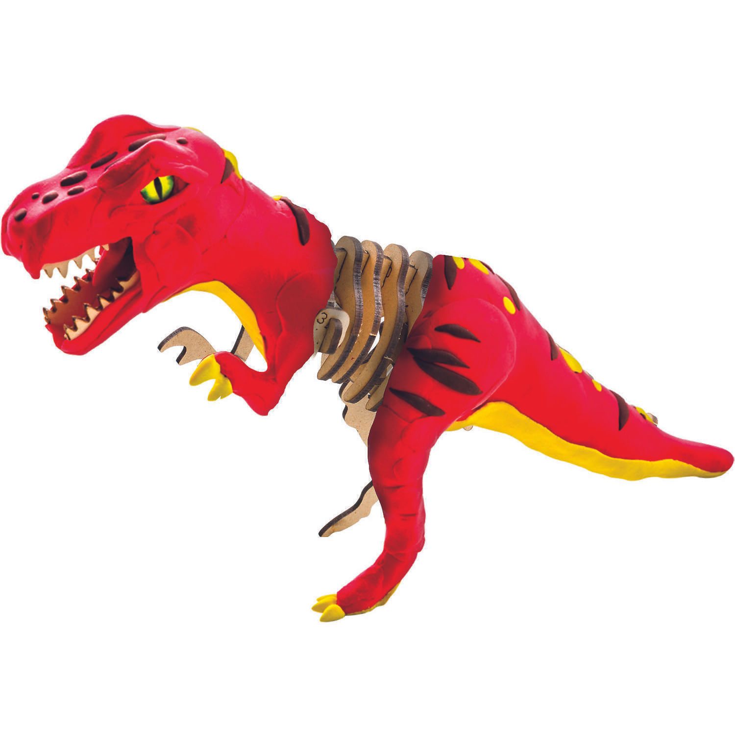 Kit constructie lemn si argila - T-Rex Fiesta Crafts FCT-2955 fotografia produsului View 5 L