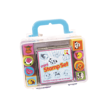 Set mini stampile si tusiera keycraft kcst18