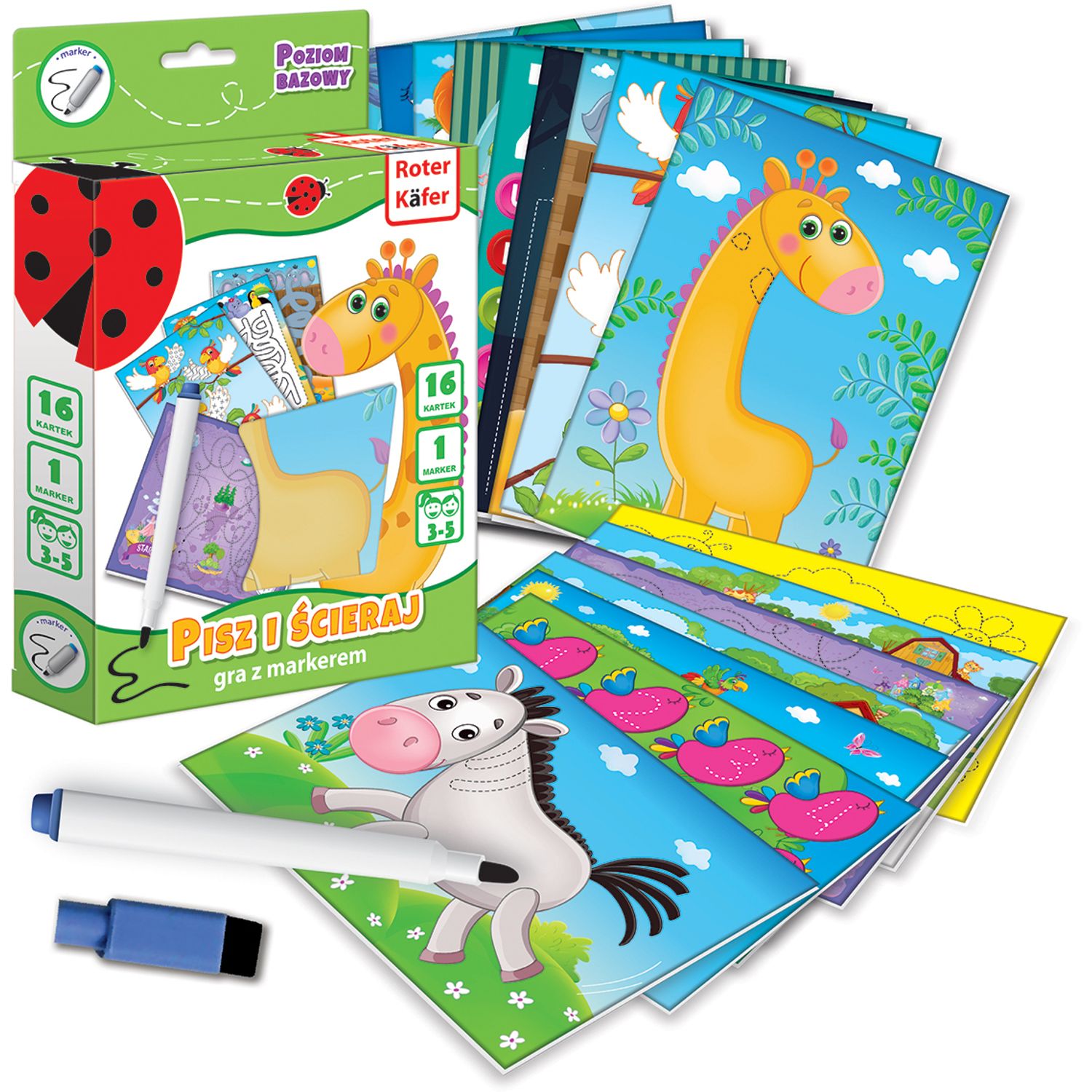 Joc educativ Scrie si Sterge Roter Kafer RK1020-02 fotografia produsului View 3 L