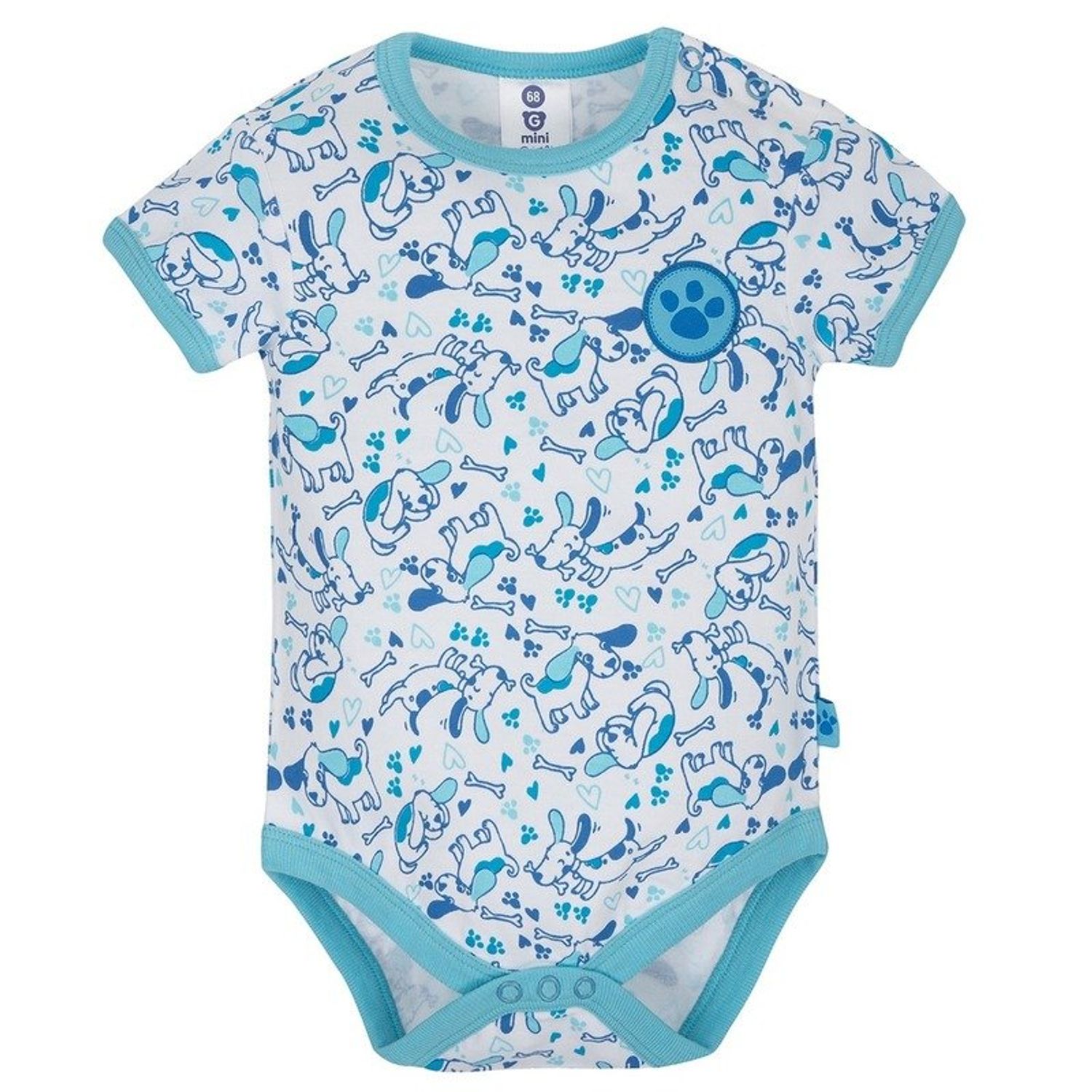 Gmini Body cu maneca scurta Prima Blue fotografia produsului View 2 L
