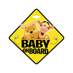 Semn de avertizare Baby on Board Winnie the Pooh Seven SV9625 fotografia produsului