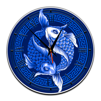 Ceas feng shui reusite, sticla, 20 cm