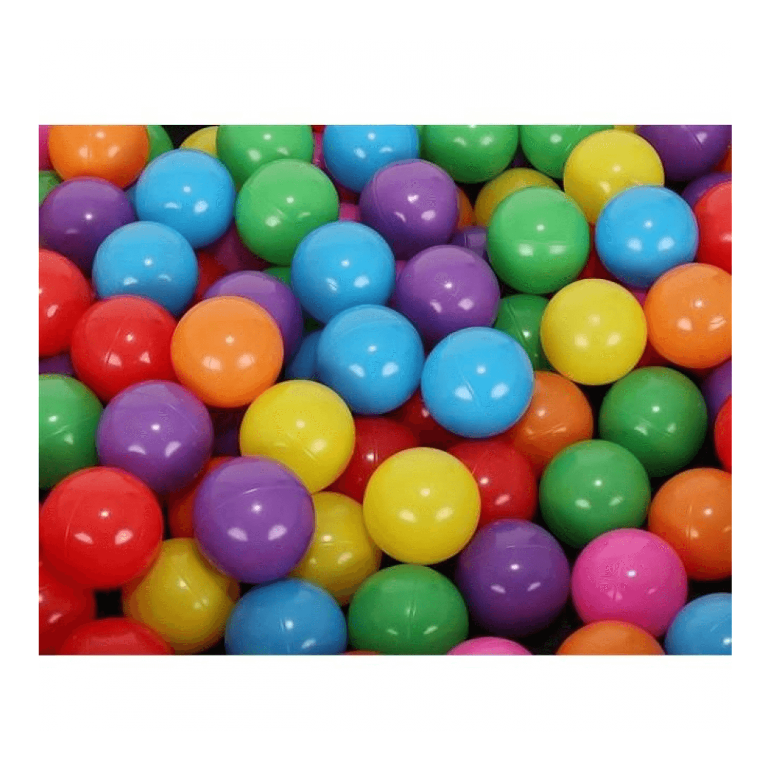 Set 200 Bile din Plastic Colorate, 5 cm Malatec MY2867 fotografia produsului