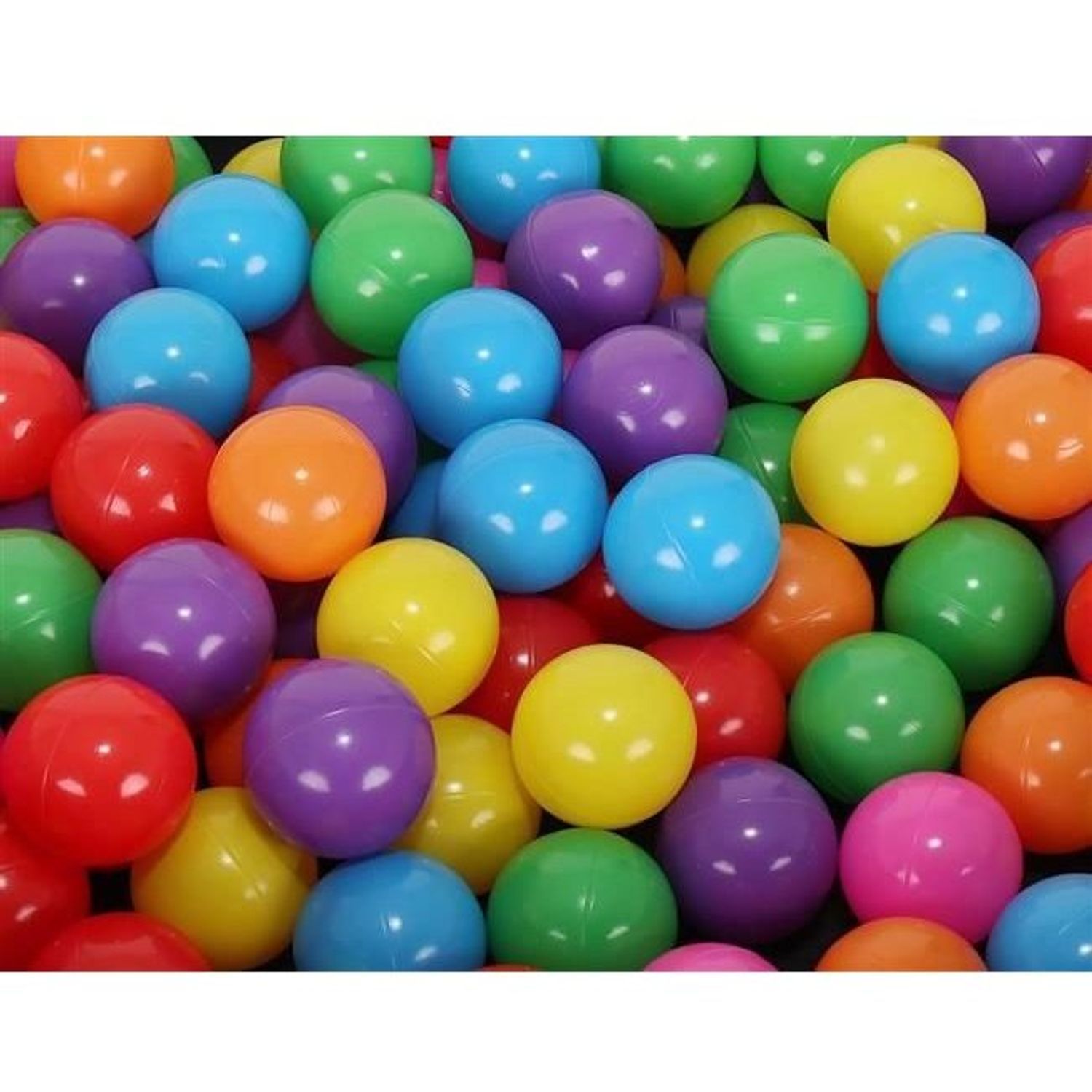 Set 200 Bile din Plastic Colorate, 5 cm Malatec MY2867 fotografia produsului View 4 L