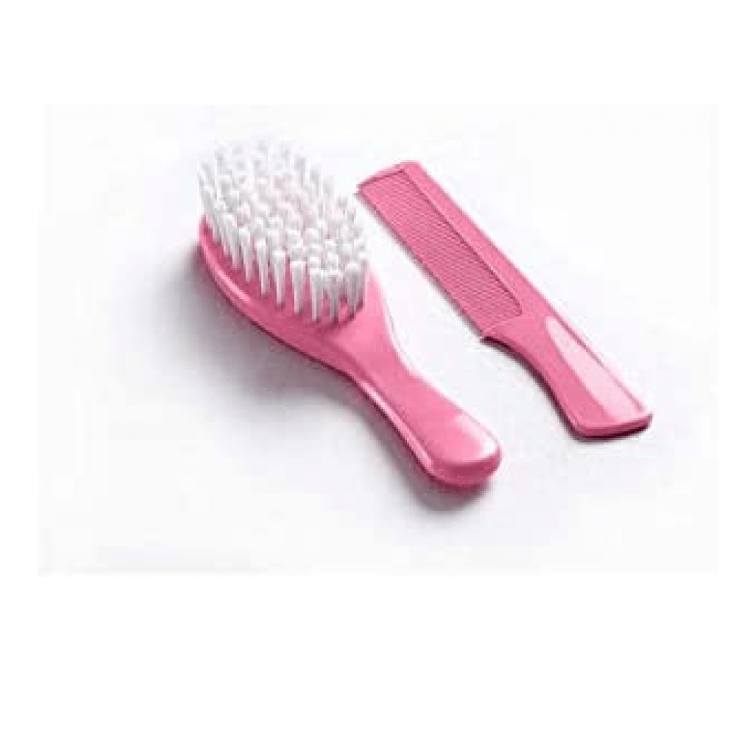 Set perie si pieptan pentru bebelusi Thermobaby-Rose bonbon fotografia produsului