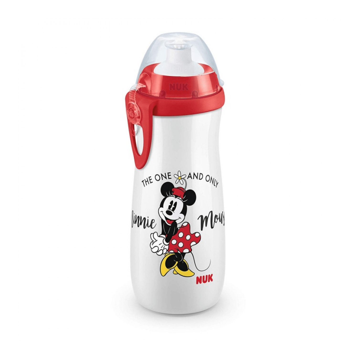 Cana Nuk Sport Mickey Rosu 450 Ml + Adaptor Push-Pull fotografia produsului
