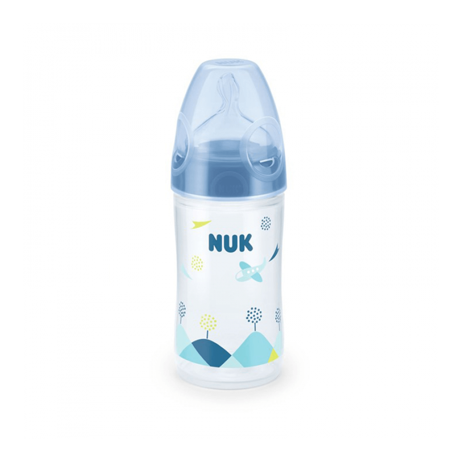 Biberon Nuk New Classic 150 Ml Tetina Silicon 0-6 luni Bleu fotografia produsului