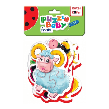 Puzzle bebe animale de la ferma, 16 piese roter kafer rk6010-03