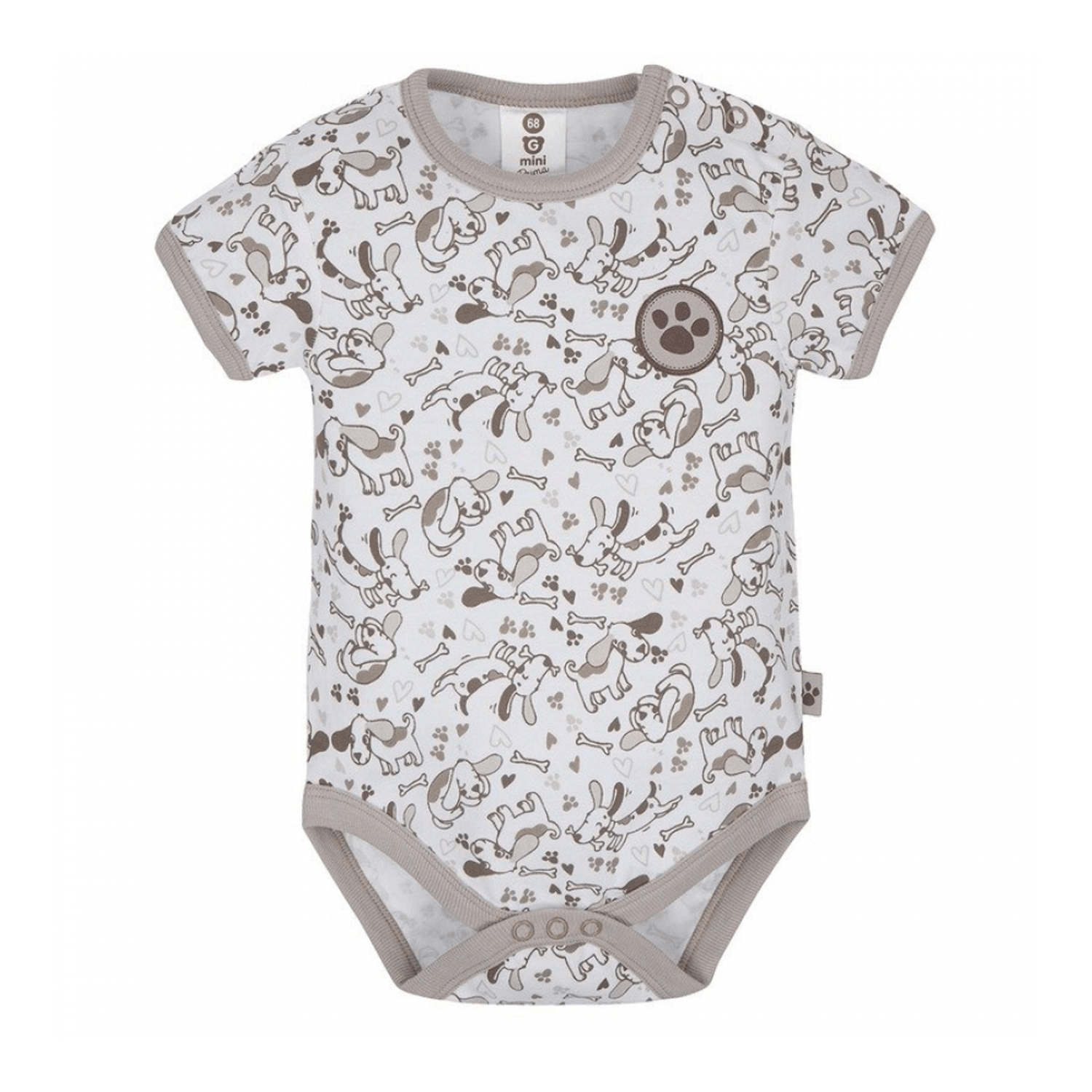 Gmini Body cu maneca scurta Prima Beige fotografia produsului