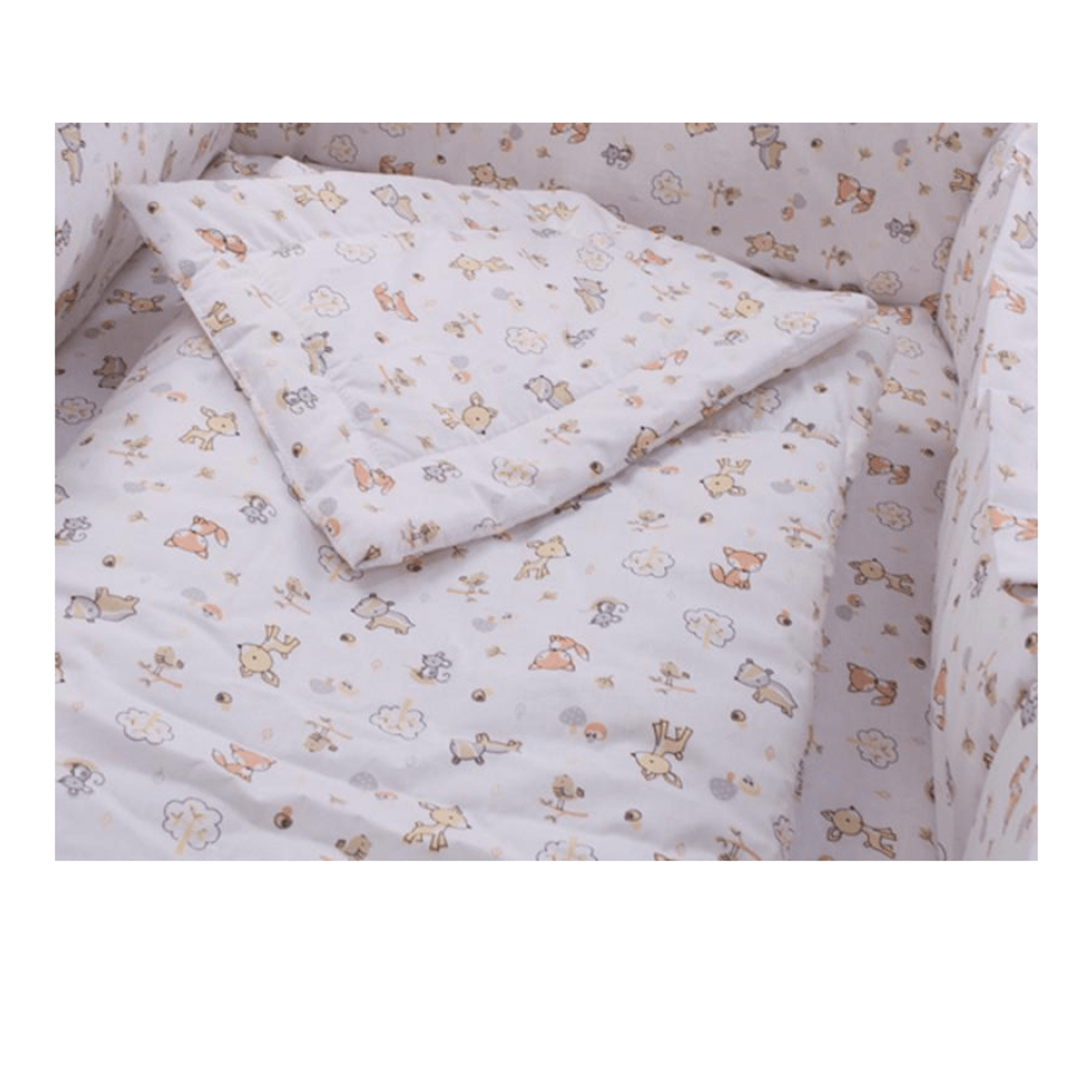 Lenjerie MyKids Foxi 3 Piese 120x60 fotografia produsului