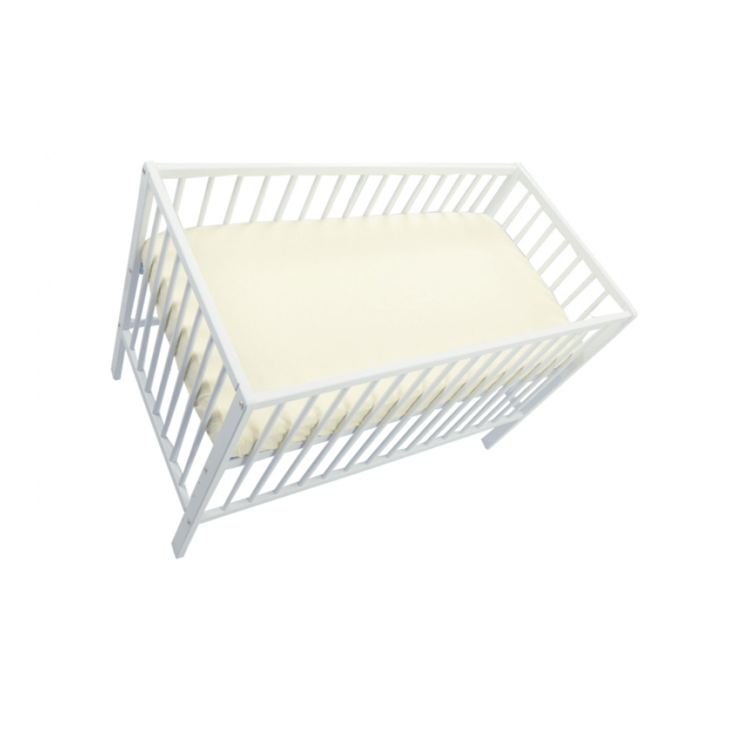 Cearceaf cu elastic MyKids Crem 120x60 fotografia produsului