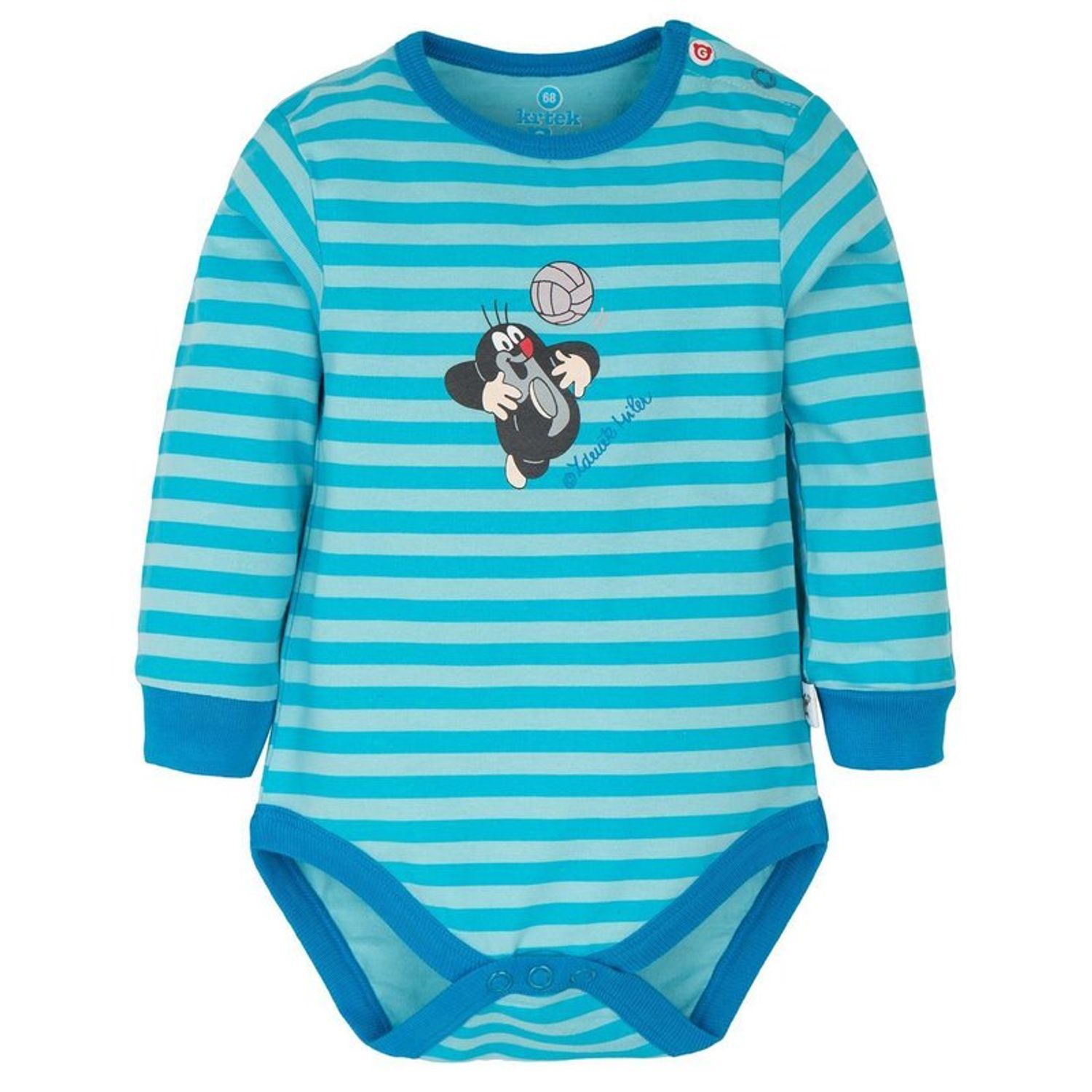 Gmini Body cu maneca lunga Stripes and Football fotografia produsului View 2 L